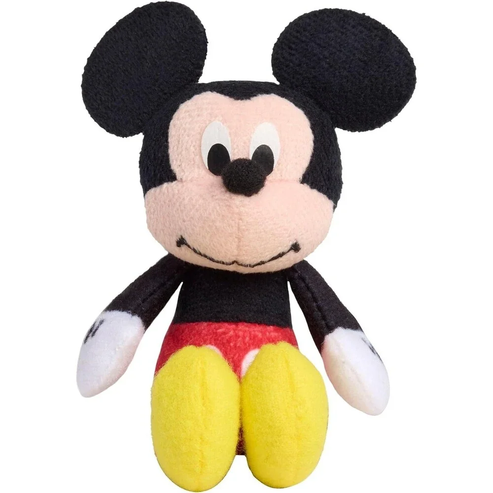 Disney Littlest Friends Plush 4‑Pack – Mickey, Minnie, Pooh & Stitch, 3